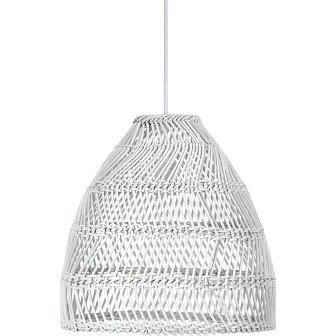zdjęcie Duża wiklinowa lampa wisząca Maja biała